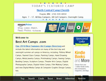 Tablet Screenshot of bestartcamps.com